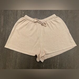 NWOT WHITE FOX TAN KNIT LOUNGE SHORTS - Size XS SKU:272
